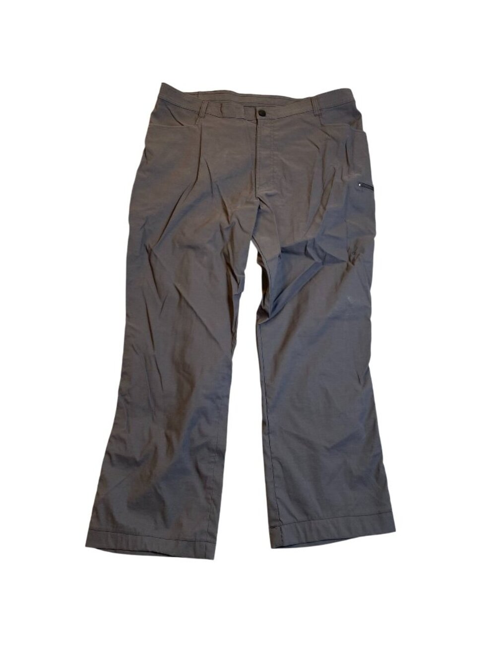 Wrangler Mens Cargo Pants Size 38x32 Gray Straight Performance Casual Straight